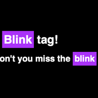 Revenge of the Blink Tag experiment